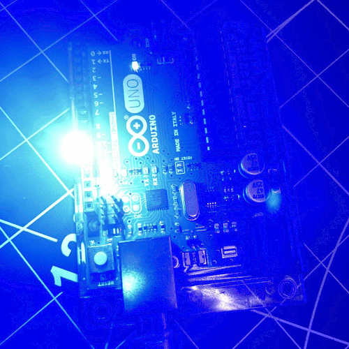 Activating an LED directly on the Arduino.