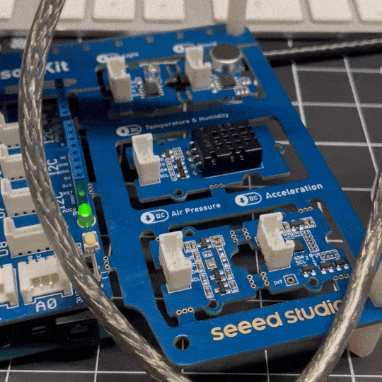 Getting the heat and humidity sensor to display with the Arduino code.