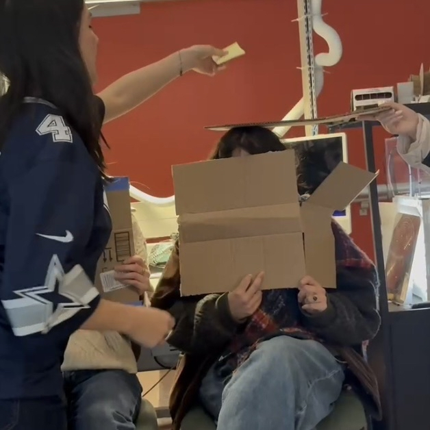 Bodystorming part 2 - the egg is cracked into the pan.